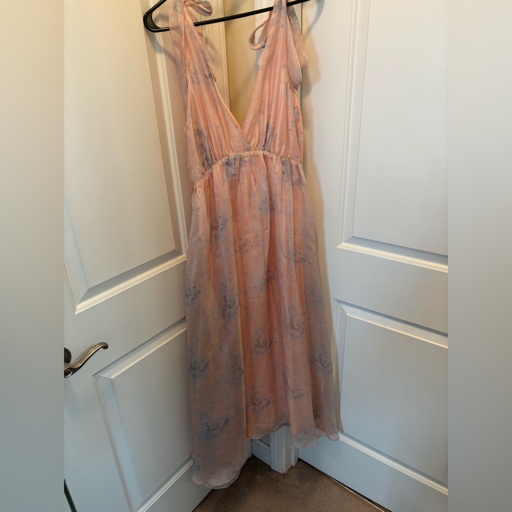 Elegant Blush Maxi Dress